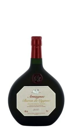 2000 Baron De Cygnac - Armagnac AC 40% - Im Geschenkkarton