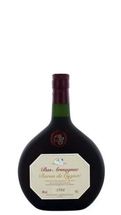 1946 Baron De Cygnac - Armagnac AC 40% - In Holzkiste