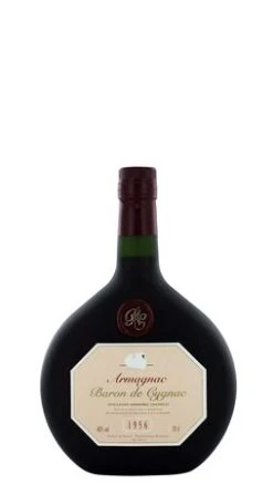 1956 Baron De Cygnac - Armagnac AC 40% - In Holzkiste