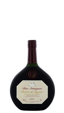 1977 Baron De Cygnac - Armagnac AC 40% - In Holzkiste