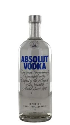 Absolut Vodka 1,0 L - 40% - Schweden